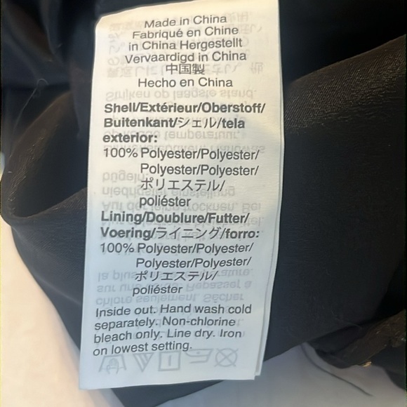 J. Crew Black and Gold Ruffleneck Top with Foil Clip Dot Size M - Picture 12 of 13